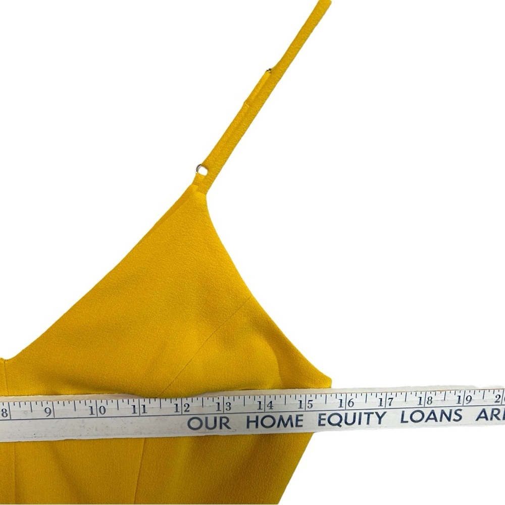 Dress the population XXS Wendy dress canary midi ruffle high low hem event dress - Picture 10 of 17